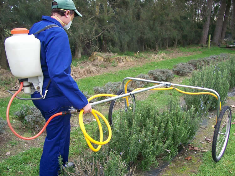 HT Sprayer in use