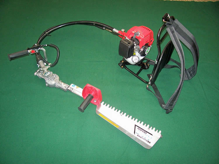 Ochiai AM5 cutter head and AM 26EZ backpack full view